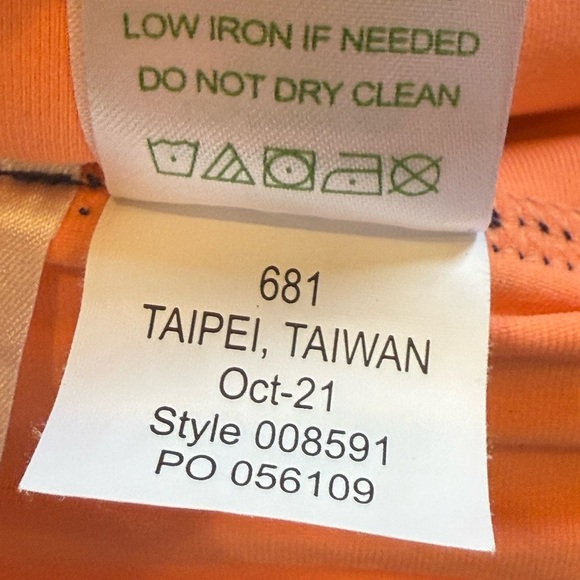 Lilly Pulitzer Luxletic navy blue neon floral stretch women’s size large skort - Picture 11 of 11